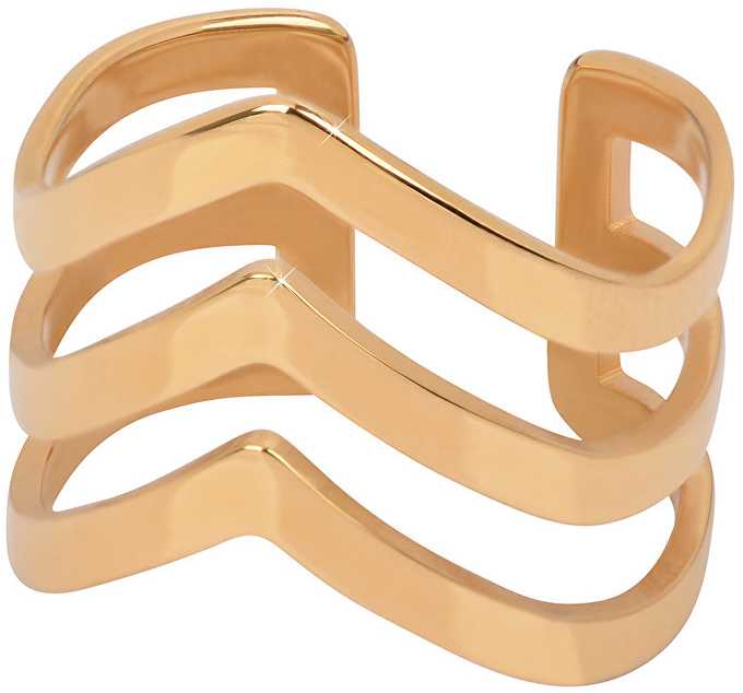 Troli Triple auksinis-plated steel ring