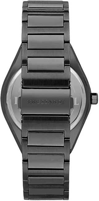 Laikrodis TRUSSARDI R2453156007. Kvarcas, Juoda Spalva. Vyriški.