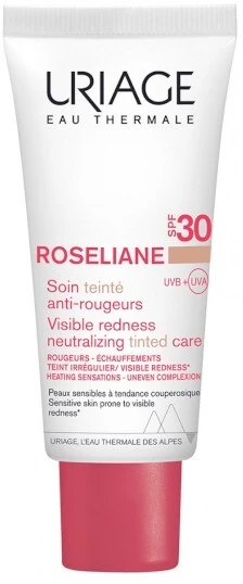 URIAGE, ROSELIANE CC toninis koreguojamasis apsauginis kremas su SPF30+, 40ml, Spalva: Medium