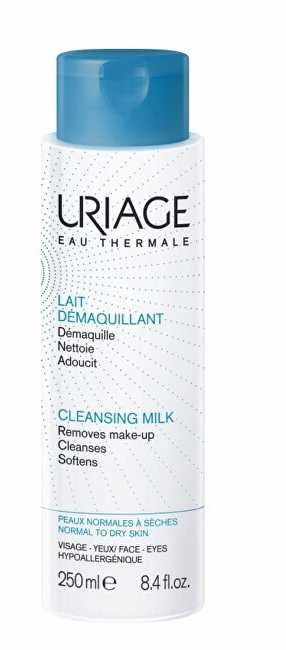 Uriage Make-Up Removing Milk makiažo valymo pienelis normaliai ir sausai odai, 250 ml