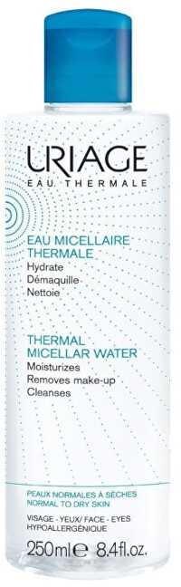 Uriage Thermal Micellar Vanduo micelinis vanduo su spanguolių ekstraktu normaliai ir sausai odai 250ml