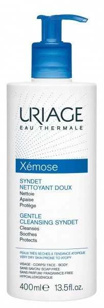 Uriage Xémose Gentle Cleansing Syndet Dušo želė valomasis kremas-gelis, 200 ml