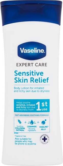 Vaseline Intensive Care Sensitive Skin Relief Losjonas kūnui unisex, 400 ml