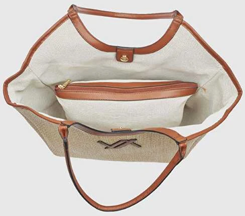 Verde Women's 2-in-1 handbag 16-8490 beige
