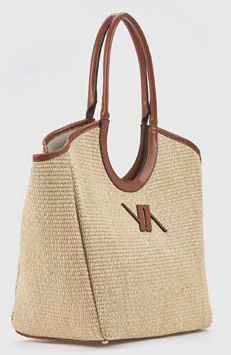Verde Women's 2-in-1 handbag 16-8490 beige