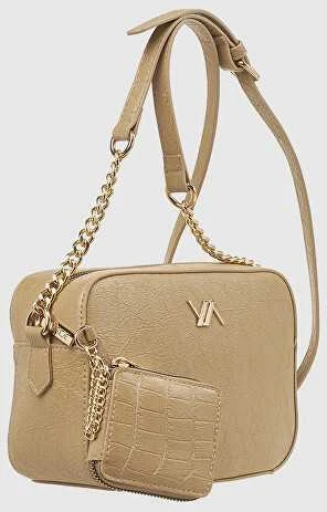 Verde Women's 2-in-1 crossbody bag 16-7924 beige