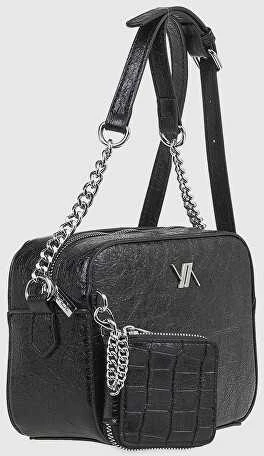 Verde Women's 2-in-1 crossbody bag 16-7924 juodas