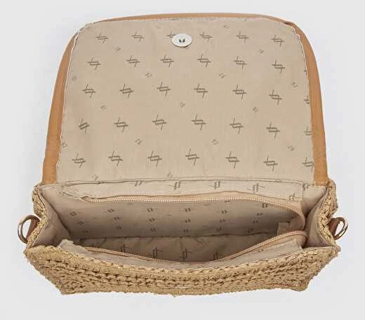 Verde Women's crossbody bag 48-0350 beige