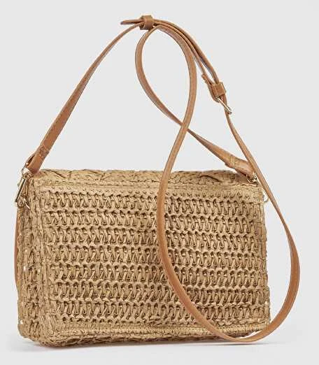 Verde Women's crossbody bag 48-0350 beige