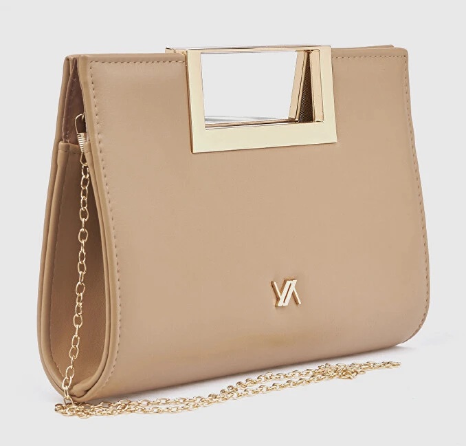 Verde Women's crossbody bag 01-2146 beige