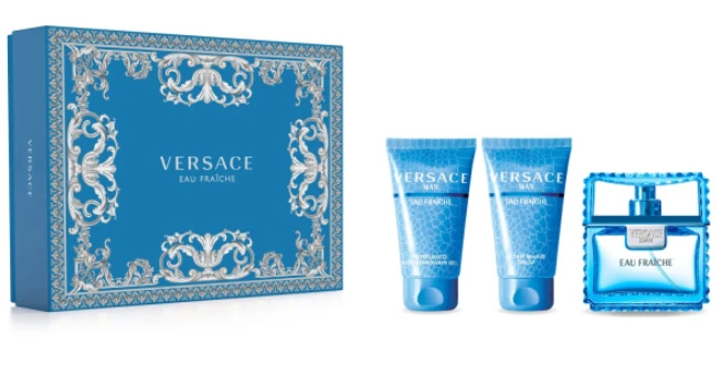 Versace Eau Fraiche Man - EDT 50 ml + dušo želė 50 ml + aftershave 50 ml