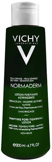 Vichy Normaderm Purifying Pore-Tightening Lotion losjonas probleminei odai, 200 ml