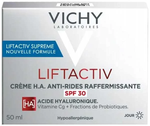 "Vichy Lifactiv Supreme HA Spf30 stangrinamasis veido kremas 50ml