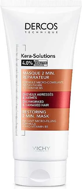 "Vichy Dercos Kera-Solutions" atkuriamoji 2 minučių plaukų kaukė 200ml