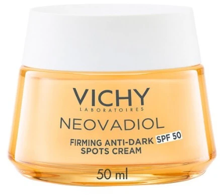 Vichy Neovadiol Anti-Blemish Firming Kreminis stangrinantis veido kremas nuo tamsių dėmių po menopauzės, 50 ml