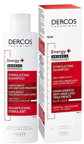 Šampūnas nuo plaukų slinkimo Vichy Dercos Energising , 400ml