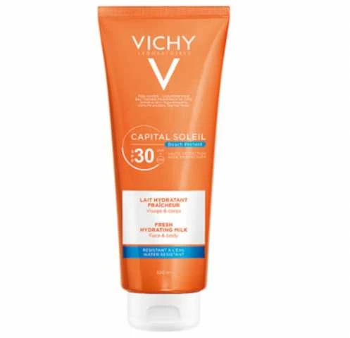 "Vichy Idéal Soleil" apsauginis veido ir kūno pienelis nuo saulės Spf30 300ml