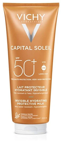 "Vichy Idéal Soleil" apsauginis veido ir kūno pienelis nuo saulės Spf50 300ml