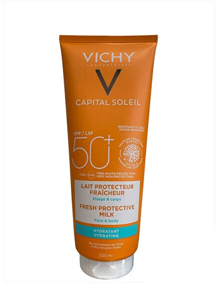 "Vichy Idéal Soleil" apsauginis veido ir kūno pienelis nuo saulės Spf50 300ml