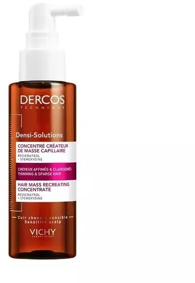 Vichy Dercos Densi-Solutions plaukų masę atkuriantis koncentratas, 100 ml