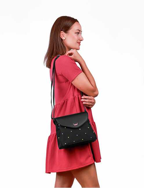 Vuch Dámská crossbody kabelka Byrsa Dotty Juodas