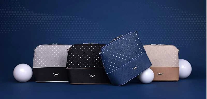 Vuch Moteriška crossbody rankinė Cara Dotty Mėlyna