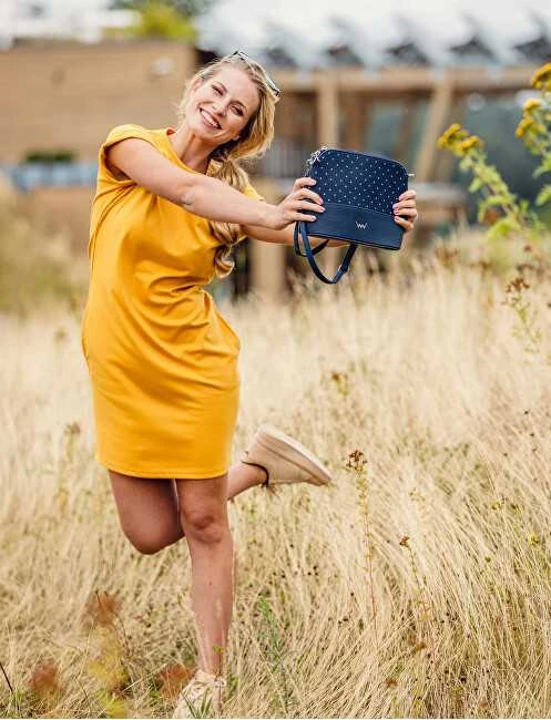 Vuch Moteriška crossbody rankinė Cara Dotty Mėlyna