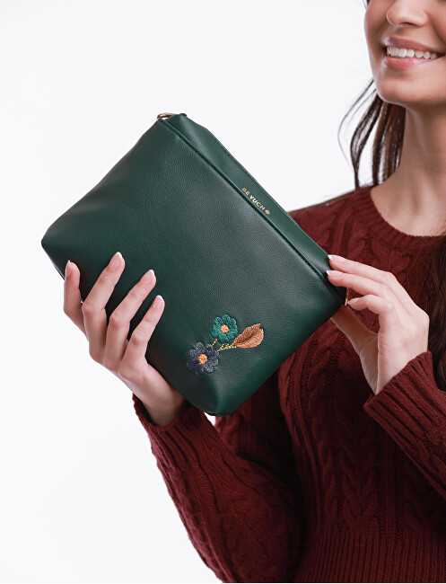 Vuch Dámská crossbody kabelka Coalie Flowers Žalias