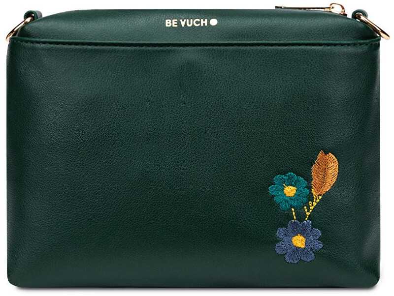 Vuch Dámská crossbody kabelka Coalie Flowers Žalias