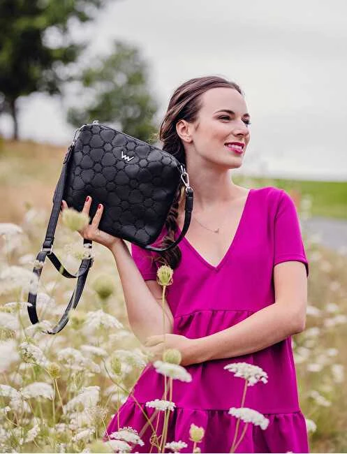 Vuch Women's Coalie MN Juodas crossbody krepšys