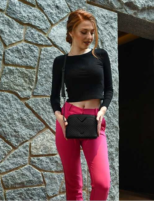 Vuch Moteriškas Crossbody Bag Fossy Mini Juodas