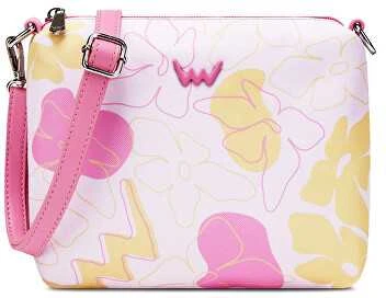 Vuch Dámská crossbody kabelka Nuria Flowers Line Rožinė