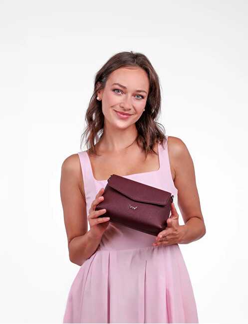 Vuch Dámská crossbody kabelka Silvano Wine