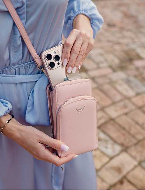Vuch Dámská crossbody peněženka Rosia Light Rožinė