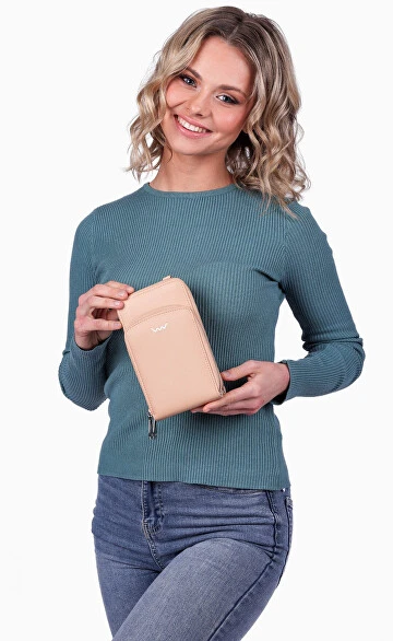 Vuch Dámská crossbody peněženka Rosia rusvai gelsvas