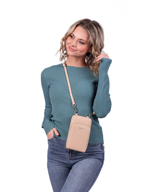 Vuch Dámská crossbody peněženka Rosia rusvai gelsvas