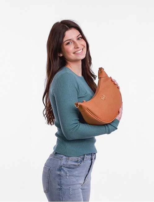 Vuch Dámská kabelka Nessa Brown Banana Bag