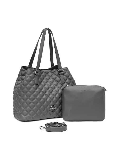 Vuch Moteriška rankinė Roselda Classy Pilkas 2 in 1