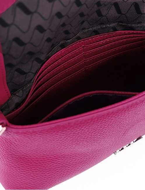 Vuch Moteriška odinė crossbody rankinė Leyra Wine