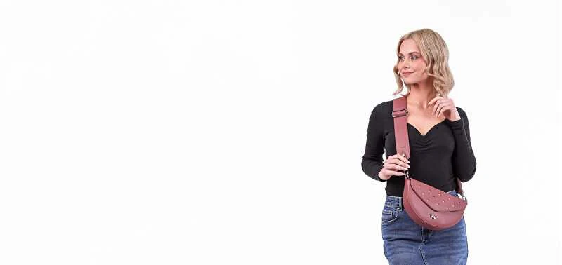 Vuch Women's fanny pack Tricia Dotty Powder Wine
