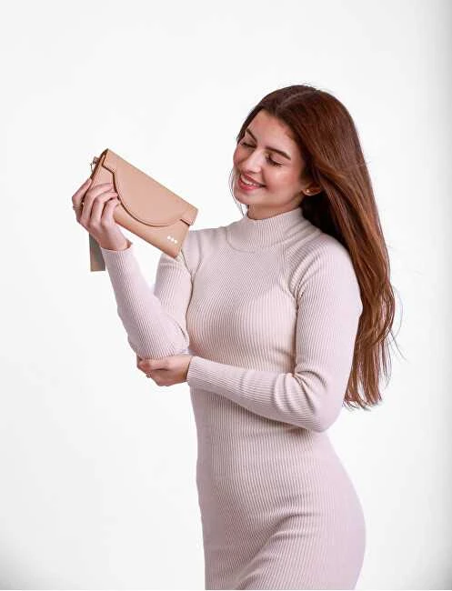 Vuch Moteriška piniginė Femke Big rusvai gelsvas