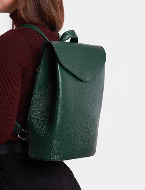 Vuch Dámský kožený batoh Joanna Leather Žalias