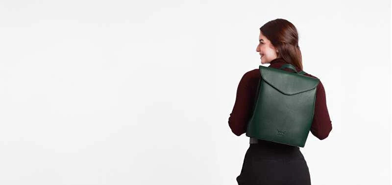 Vuch Dámský kožený batoh Joanna Leather Žalias