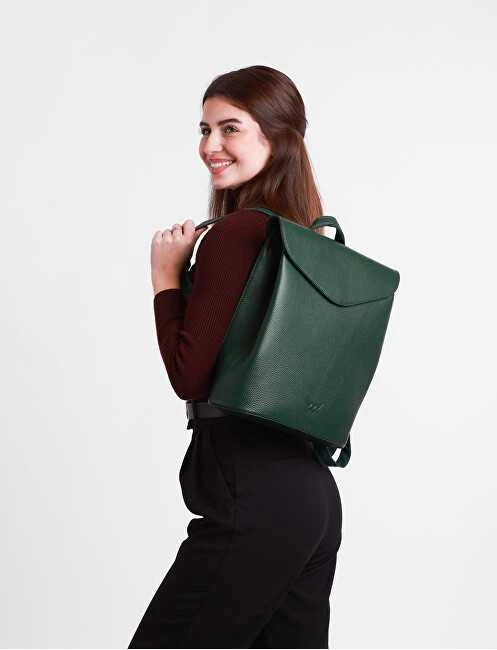 Vuch Dámský kožený batoh Joanna Leather Žalias