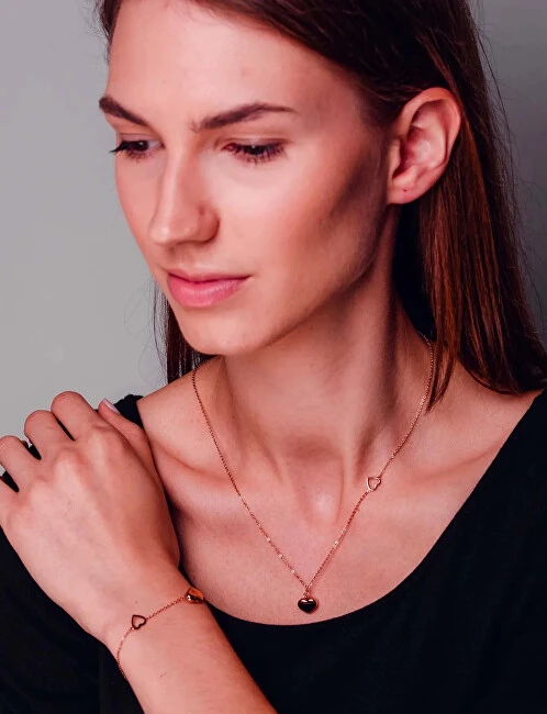 Vuch Delicate bronzinė apyrankė Loyalty Rose Gold