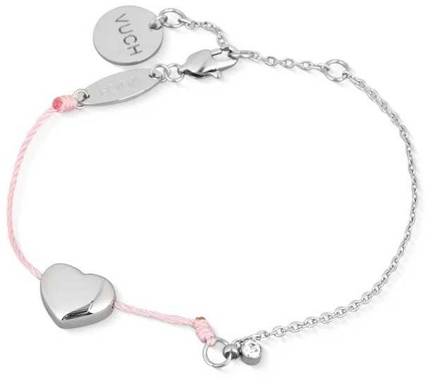 Vuch Fashion Shiny Heart Rožinė apyrankė