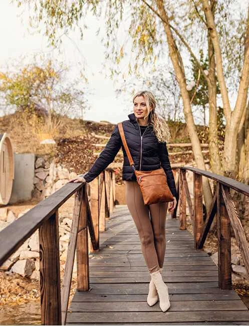 Vuch Moteriška kryžminė rankinė Prisco Brown
