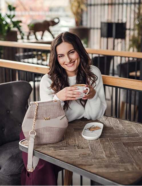 Vuch Moteriška kryžminė rankinė Selena rusvai gelsvas