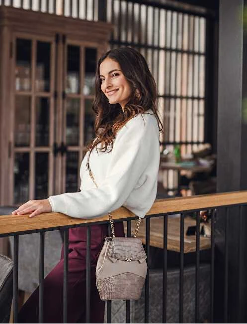 Vuch Moteriška kryžminė rankinė Selena rusvai gelsvas