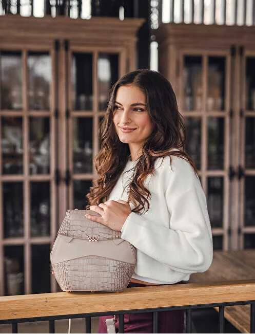 Vuch Moteriška kryžminė rankinė Selena rusvai gelsvas